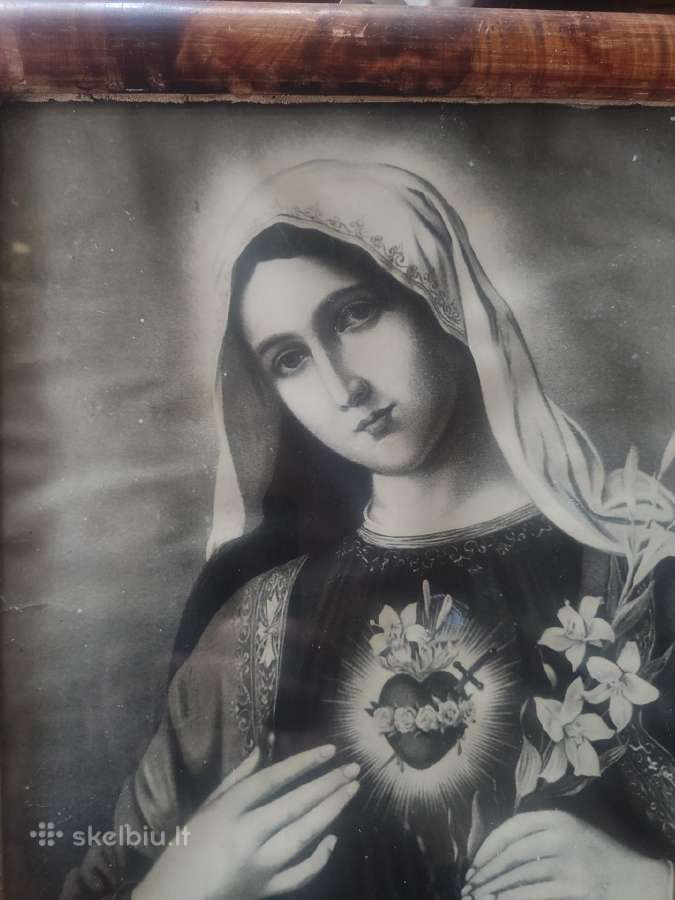Religija Tarpukario litografija nedarineta - nuotraukos Nr. 2