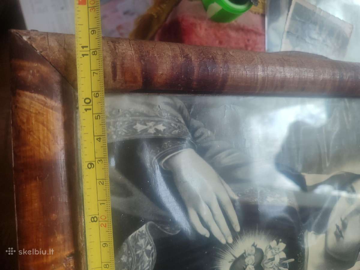 Religija Tarpukario litografija nedarineta - nuotraukos Nr. 7