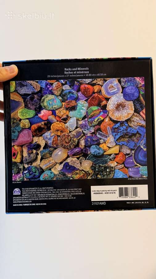 Puzzle “Rocks & Minerals, 1000 vnt. - nuotraukos Nr. 2