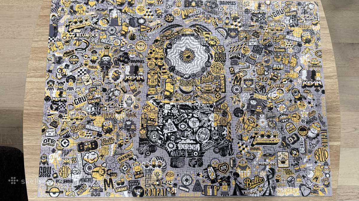 Puzzle “minions, 1000 vnt. - nuotraukos Nr. 2