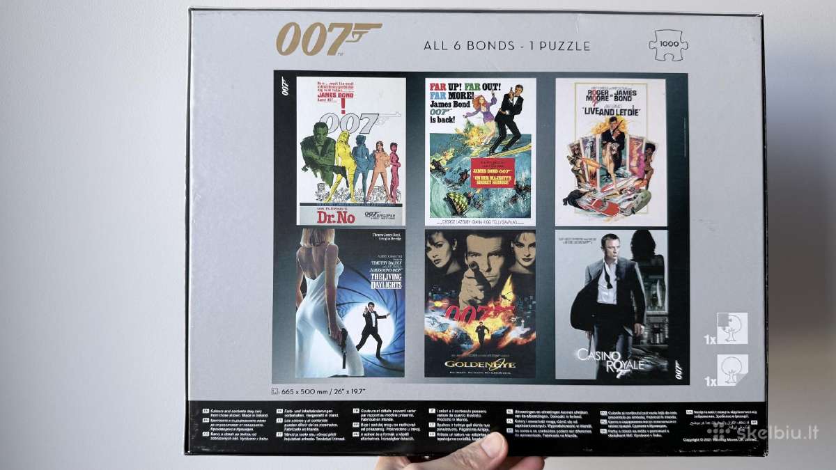Puzzle “James Bond, 1000 vnt. - nuotraukos Nr. 2