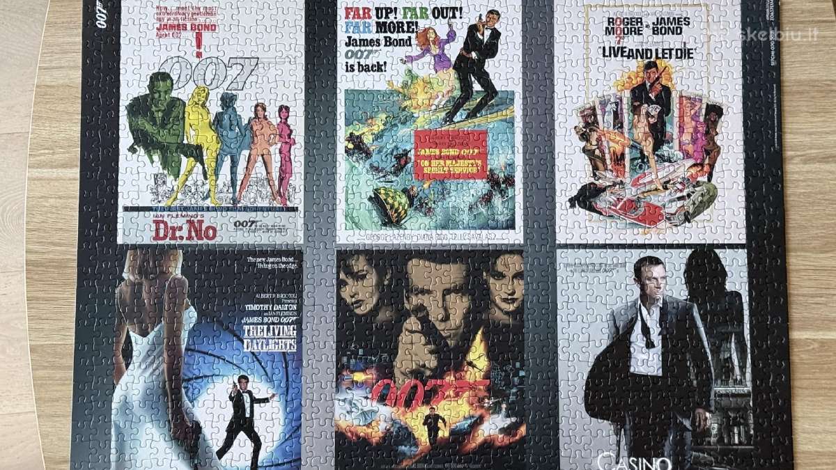 Puzzle “James Bond, 1000 vnt. - nuotraukos Nr. 3
