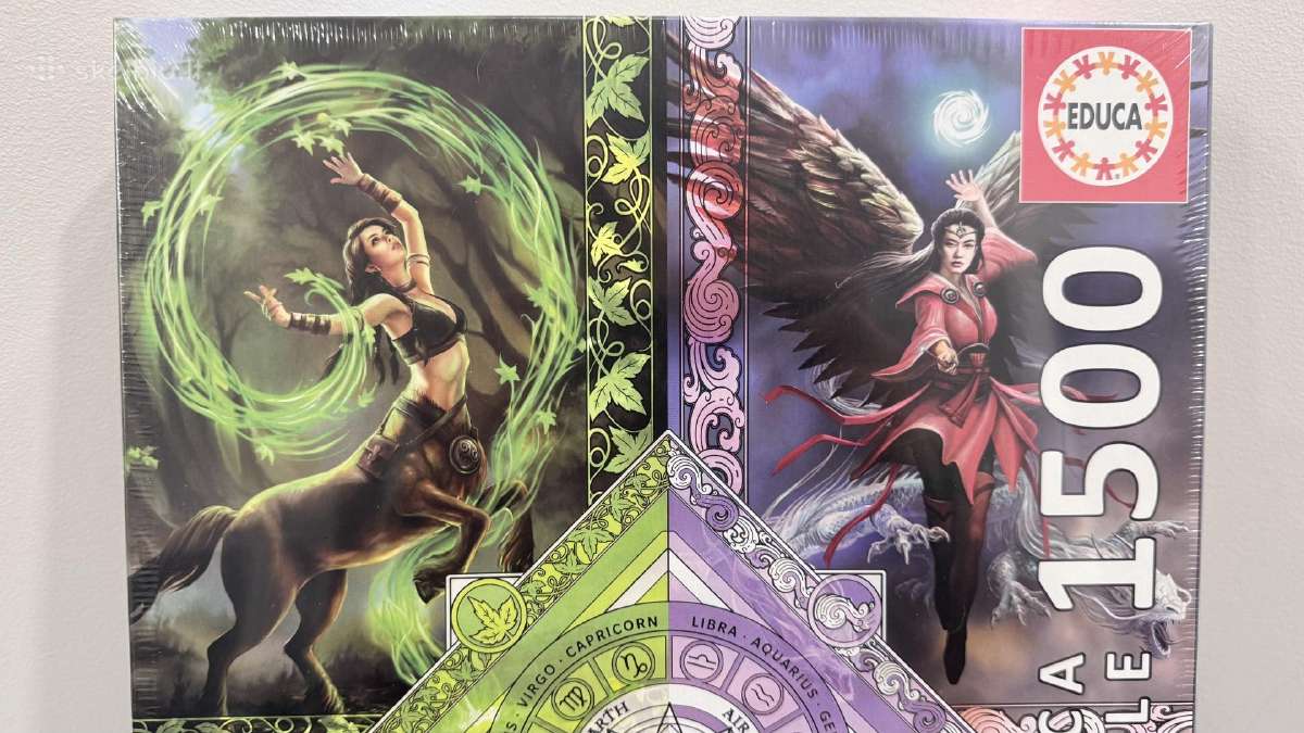 Puzzle Anne Stokes: Elemental Magic Star Chart - nuotraukos Nr. 2