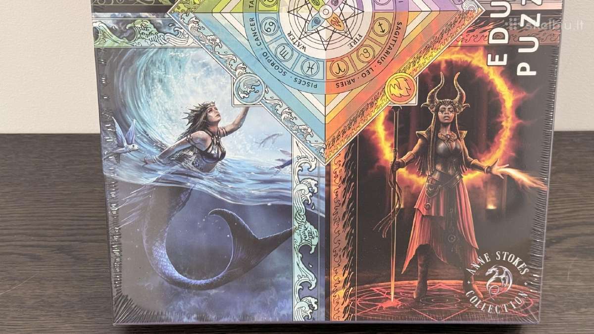 Puzzle Anne Stokes: Elemental Magic Star Chart - nuotraukos Nr. 3
