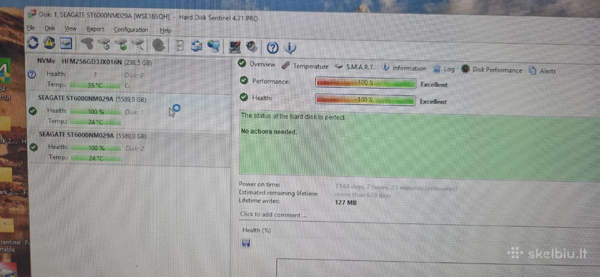 Sas HDD 3.5" 12tb 12g, 6b, 4tb, 1tb - nuotraukos Nr. 3
