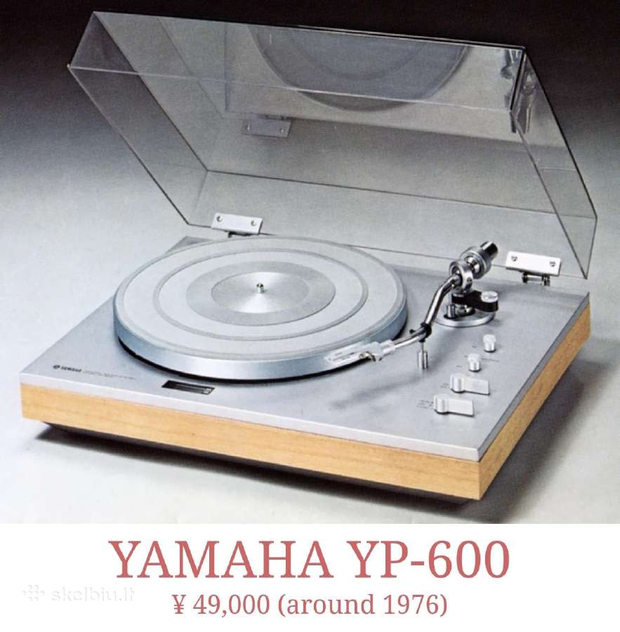Yamaha Yp-600 plokštelių grotuvas - nuotraukos Nr. 2
