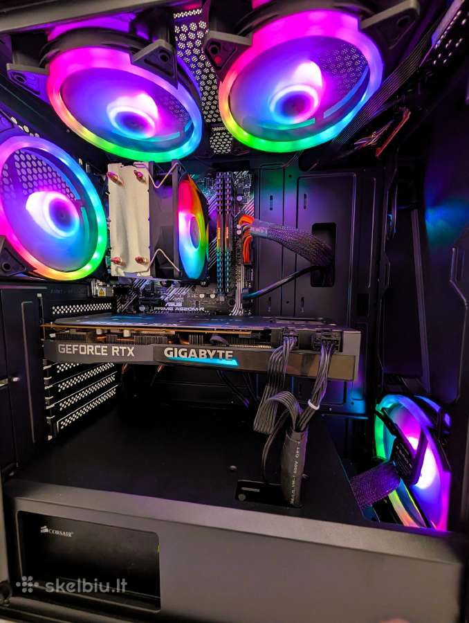 Žaidimų Pc R5-4600g 16gb 500gb Rtx 3070 8gb - nuotraukos Nr. 6
