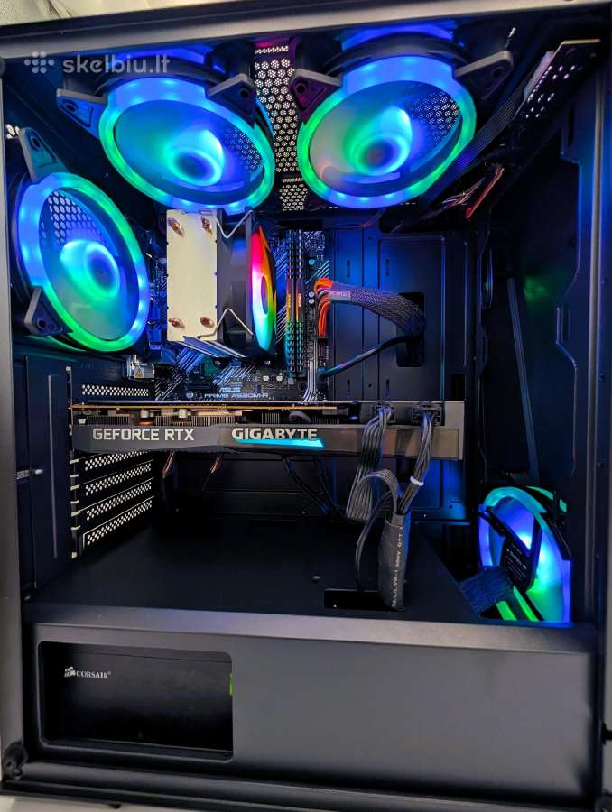 Žaidimų Pc R5-4600g 16gb 500gb Rtx 3070 8gb - nuotraukos Nr. 7