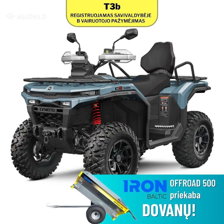 Keturratis Cfmoto Cforce C5 + priekaba dovanų! - nuotraukos Nr. 2