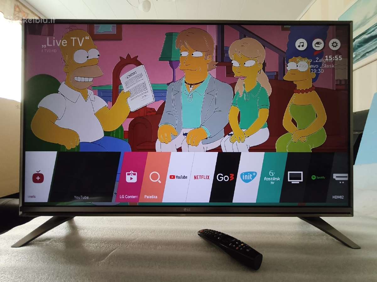 LG 43" 109cm Smart 4k Uhd - nuotraukos Nr. 4