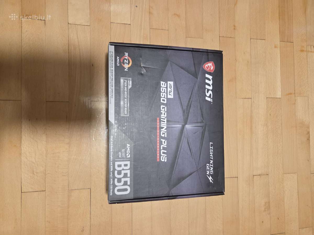 Parduodu Msi Mpg B550 Gaming Plus su Ryzen 3600 - nuotraukos Nr. 10