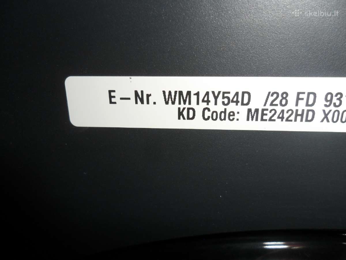 Siemens Wm14y54d Iq800 - nuotraukos Nr. 7