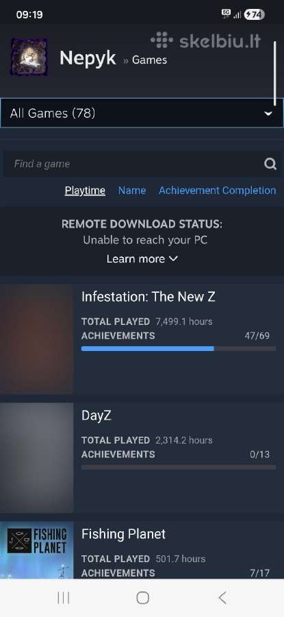 Parduodu steam acount. - nuotraukos Nr. 16