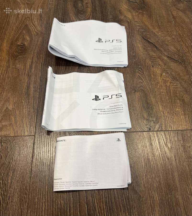Playstation 5 Slim, Black & White, 1tb su CD - nuotraukos Nr. 7