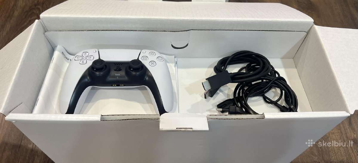 Playstation 5 Slim, Black & White, 1tb su CD - nuotraukos Nr. 9