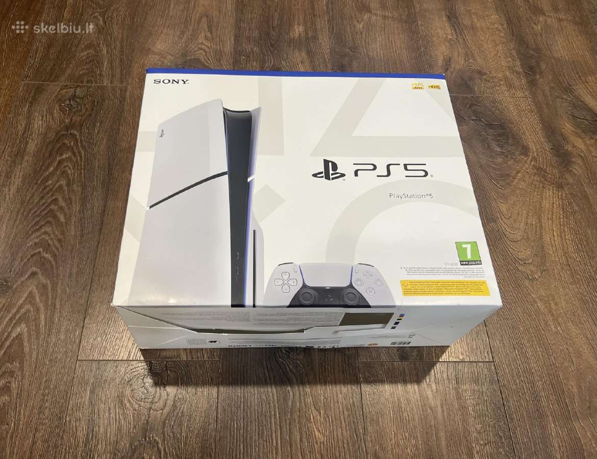 Playstation 5 Slim, Black & White, 1tb su CD - nuotraukos Nr. 10