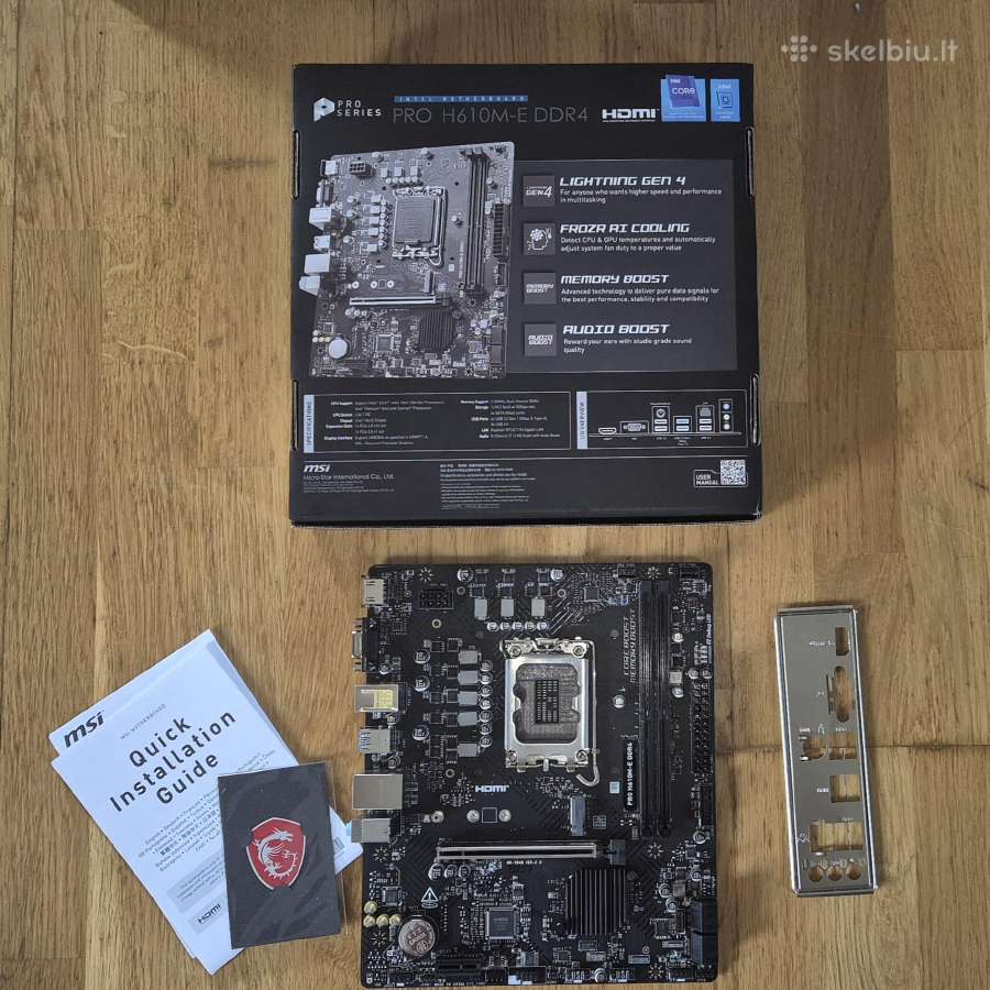 Msi Pro H610m-e Ddr4 - nuotraukos Nr. 4