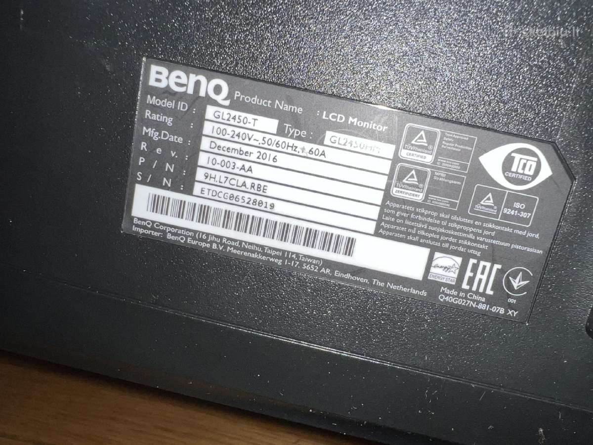 Parduodamas Benq Gl2450-t, 24 Full HD - nuotraukos Nr. 2