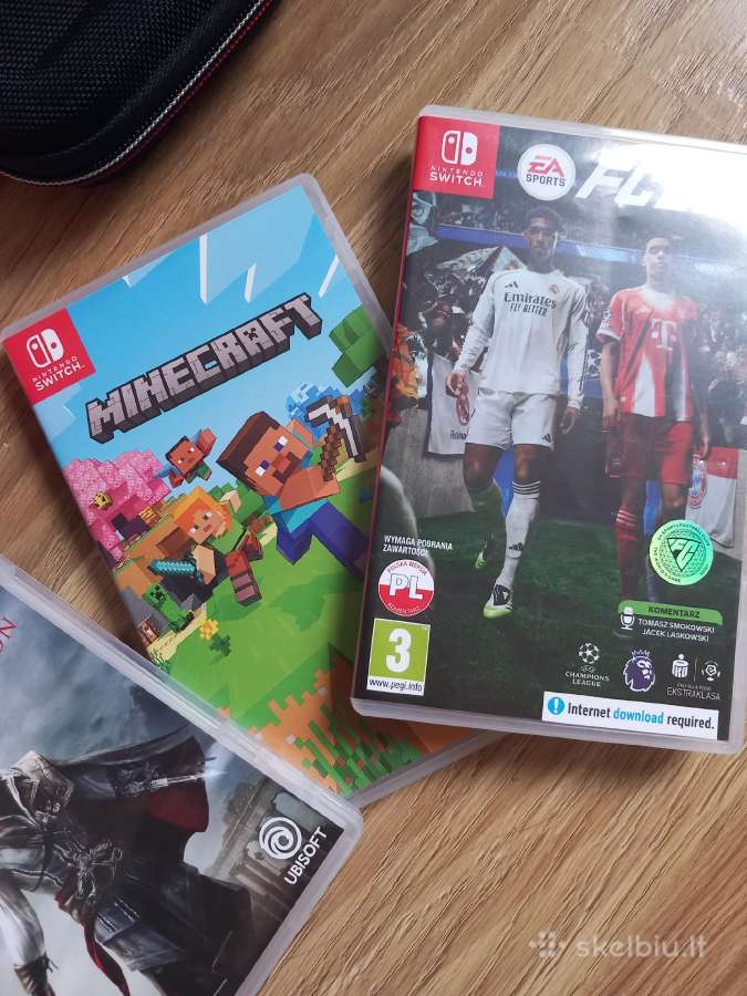 Switch Oled +4 žaidimai + deklas - nuotraukos Nr. 3