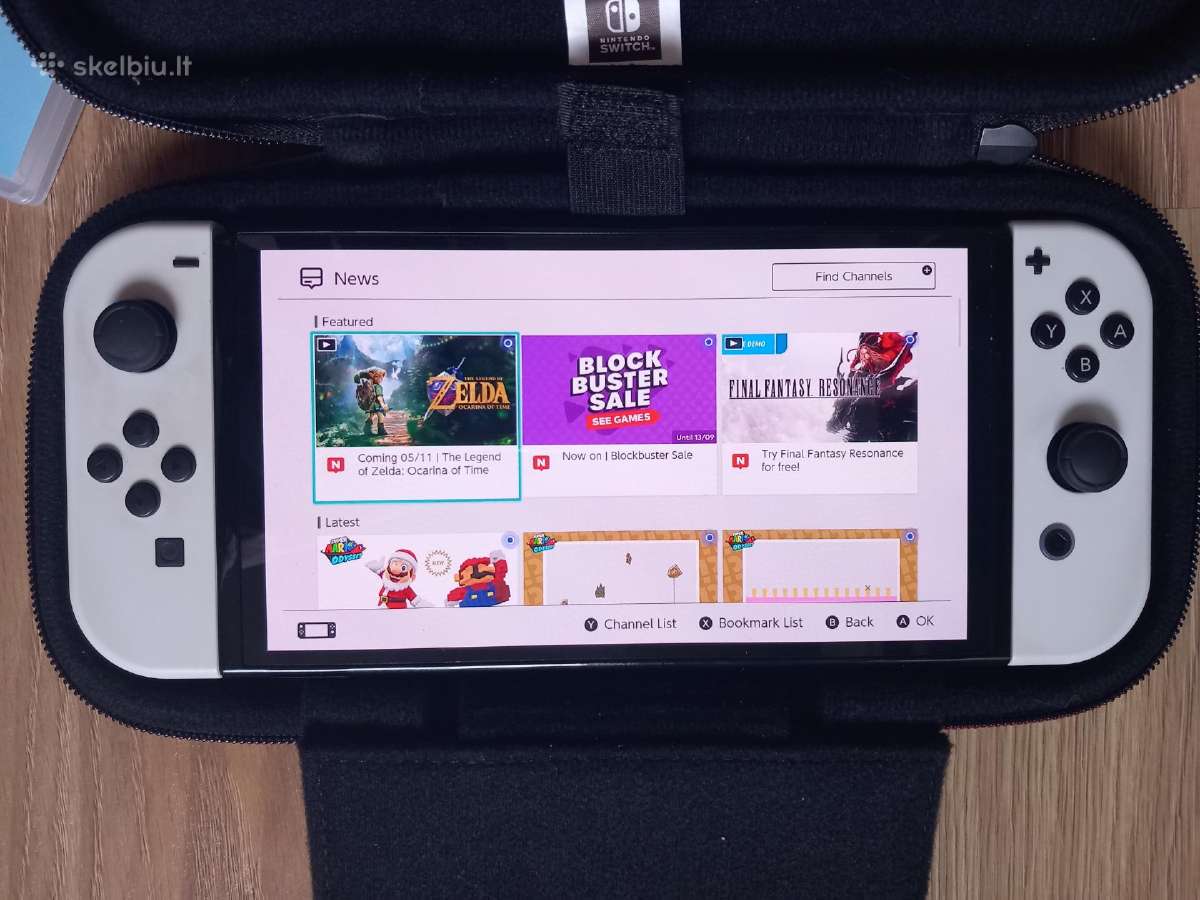 Switch Oled +4 žaidimai + deklas - nuotraukos Nr. 5