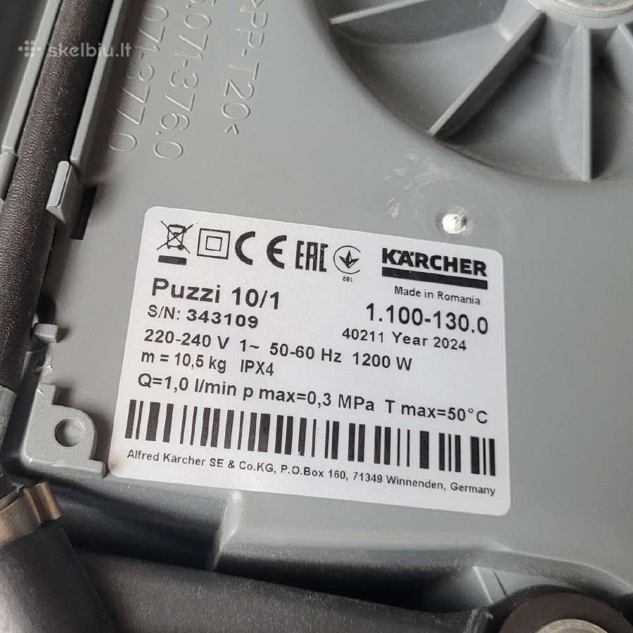 Kärcher Puzzi 10/1 - nuotraukos Nr. 7