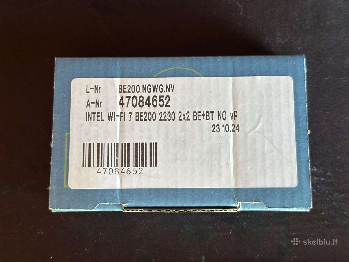 Intel be200 WiFi korta - nuotraukos Nr. 2