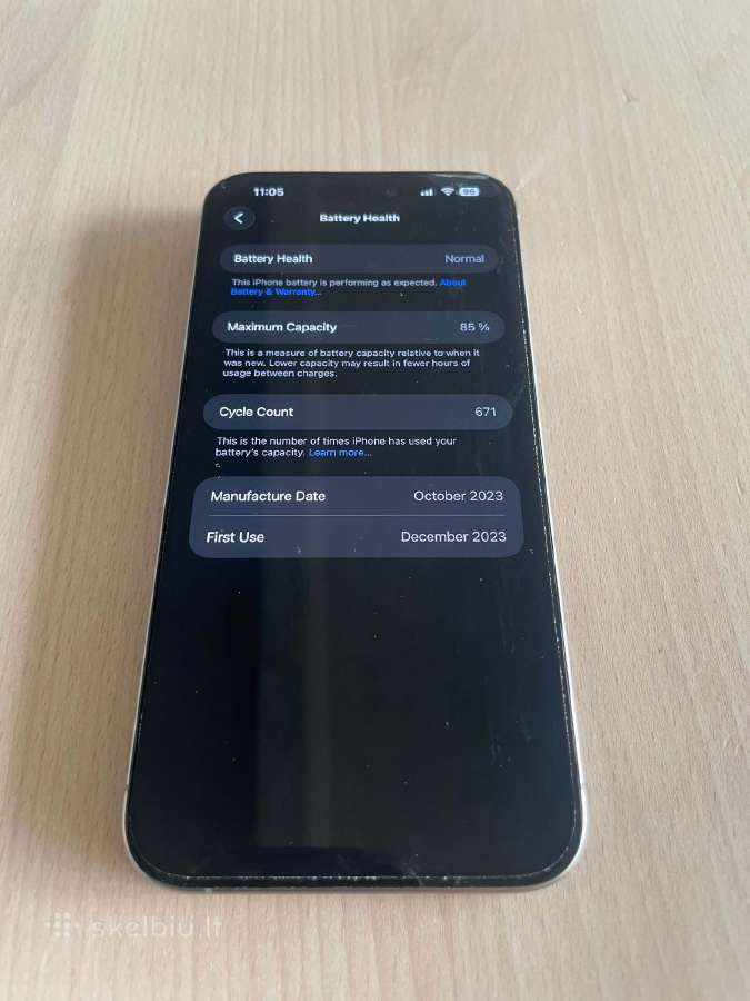 Apple iPhone 15 pro max 256 GB - nuotraukos Nr. 3