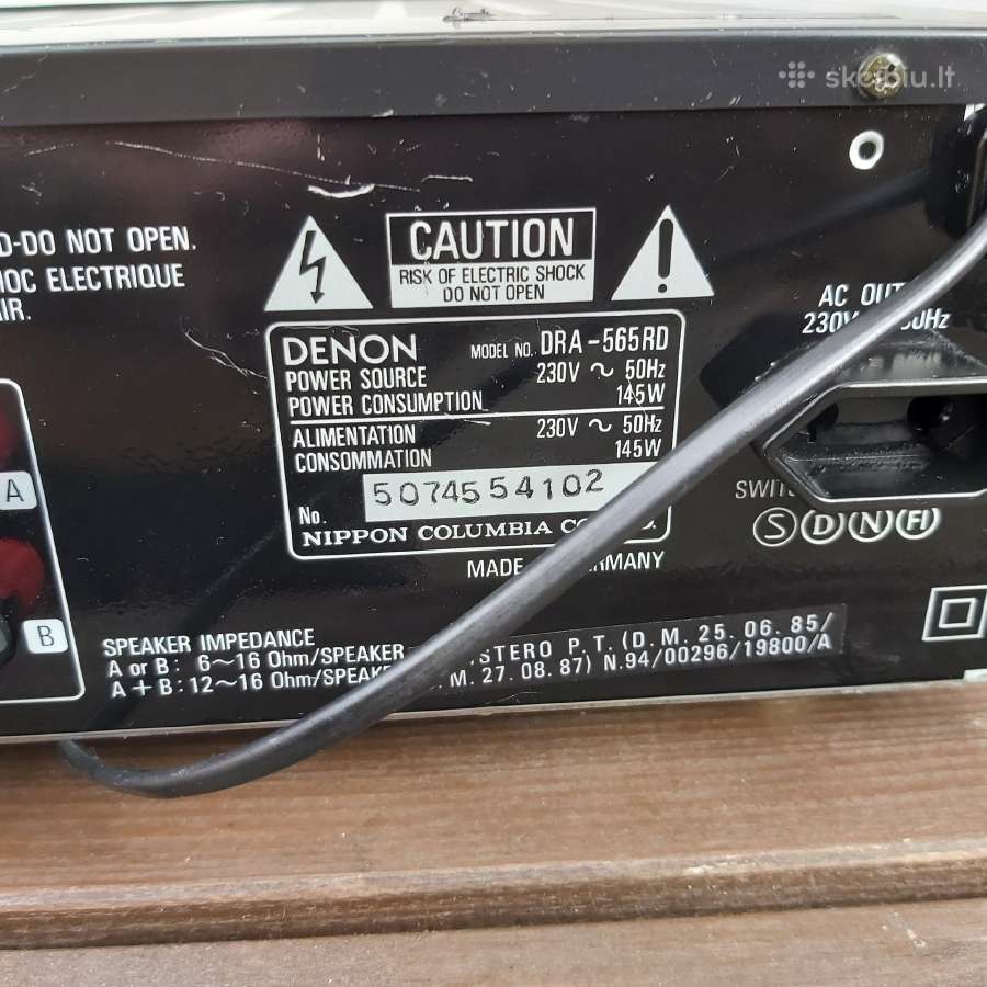 Denon dra-565rd - nuotraukos Nr. 6