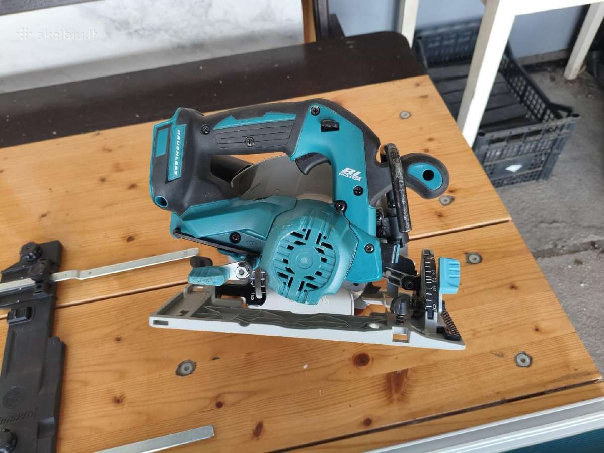 Makita 18v diskinis pjuklas su liniuote - nuotraukos Nr. 2