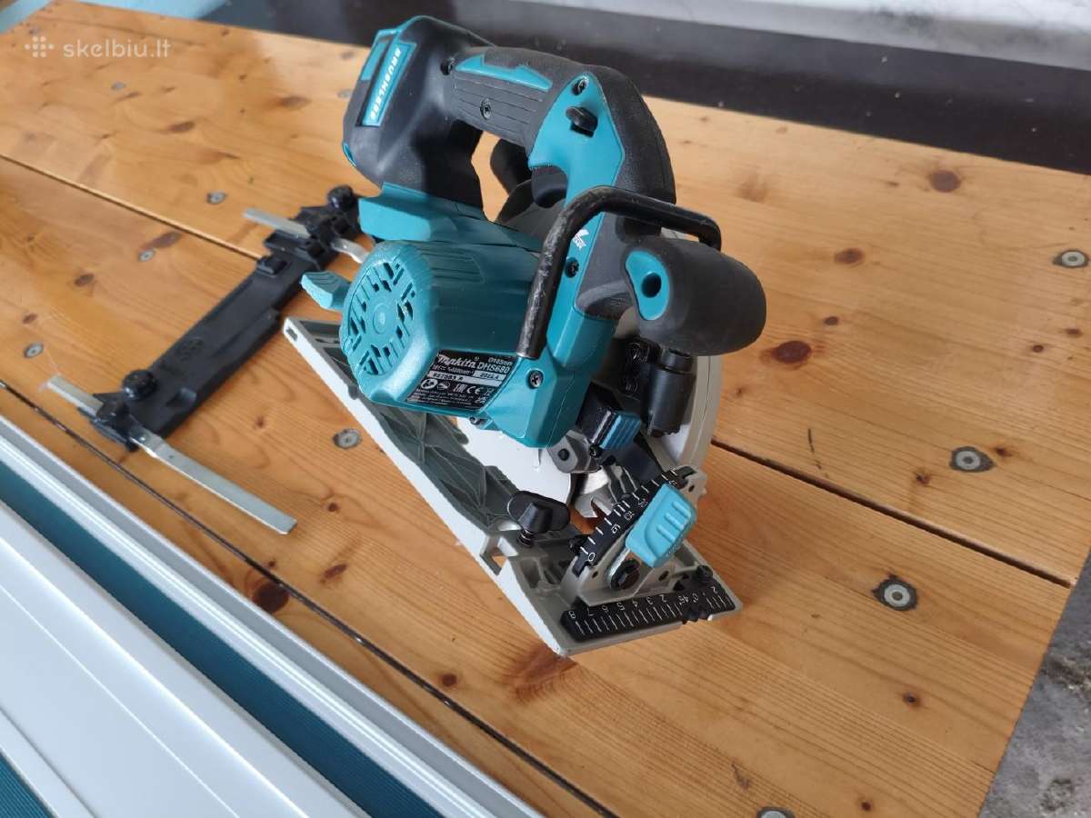 Makita 18v diskinis pjuklas su liniuote - nuotraukos Nr. 3