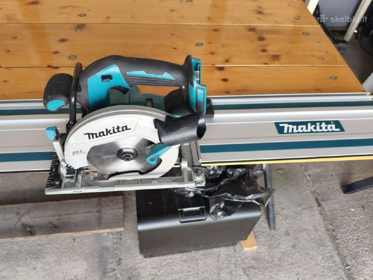 Makita 18v diskinis pjuklas su liniuote - nuotraukos Nr. 4