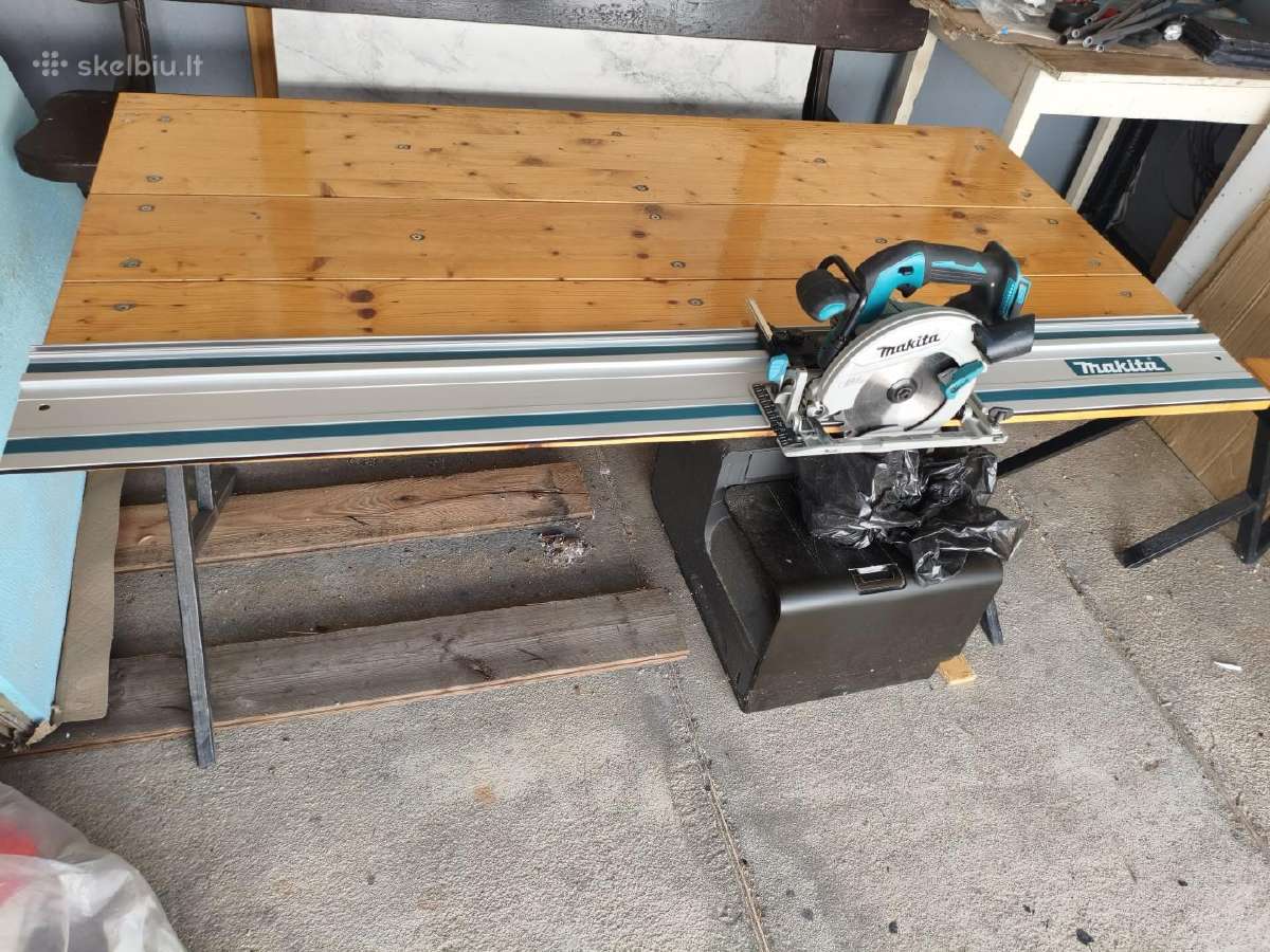 Makita 18v diskinis pjuklas su liniuote - nuotraukos Nr. 5