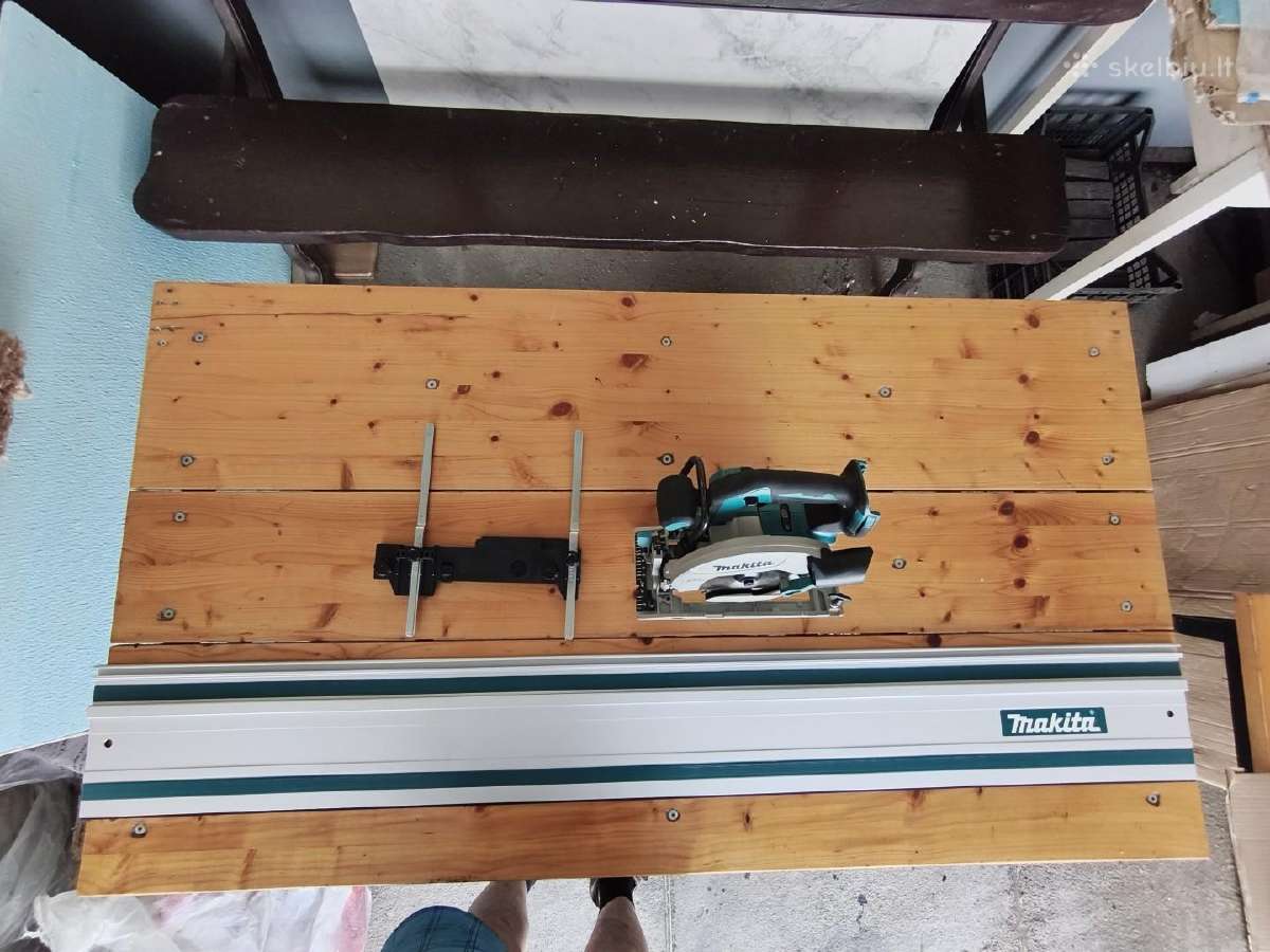 Makita 18v diskinis pjuklas su liniuote - nuotraukos Nr. 6