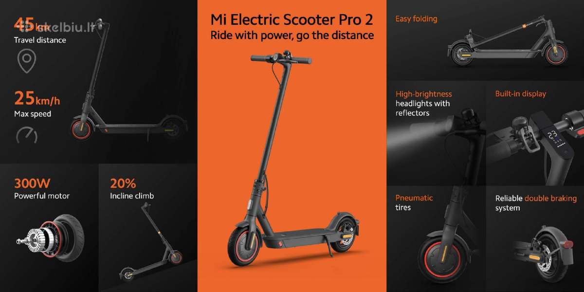 Xiaomi Pro 2 e-scooter - nuotraukos Nr. 4