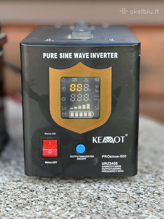 Kemot Prosinus 500w + 100ah akumuliatorius - nuotraukos Nr. 2