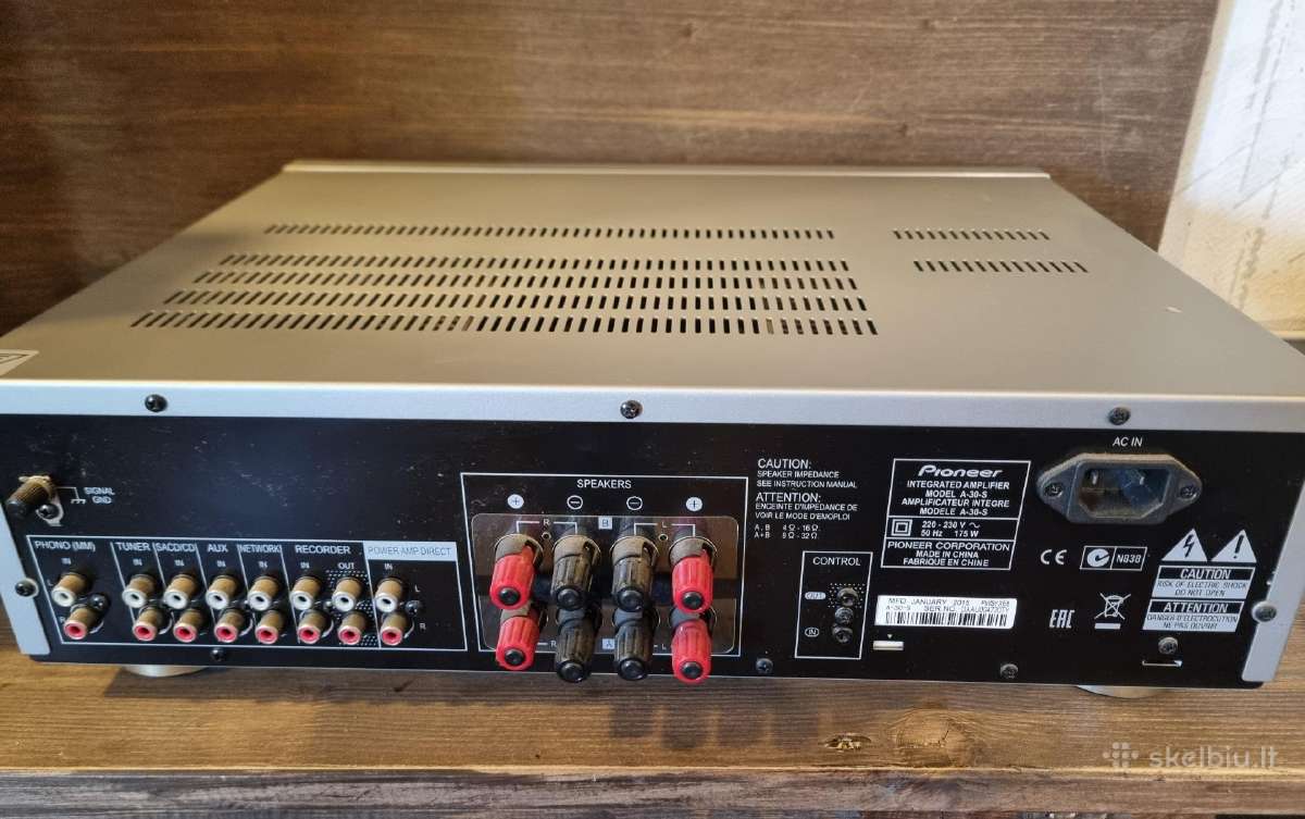 Puikus Pioneer stiprintuvas A-30s - nuotraukos Nr. 4