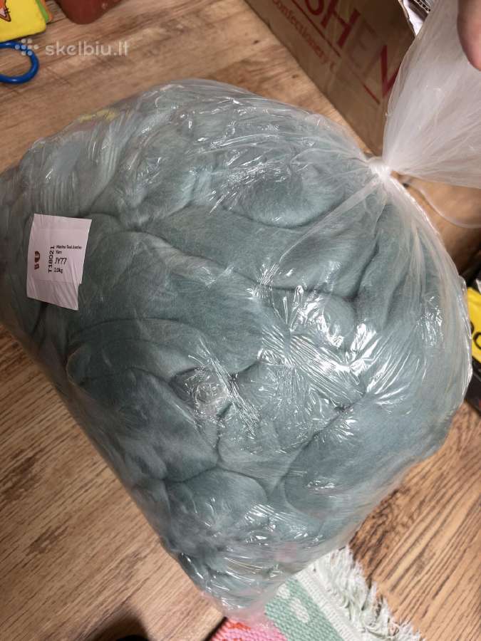 Merino vilnis siūlai-2kg - nuotraukos Nr. 3