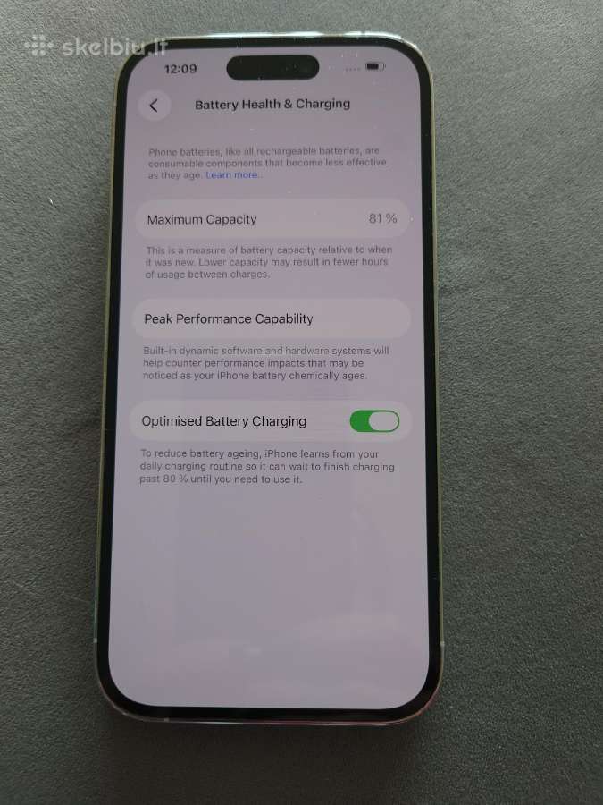 Parduodamas iPhone 14 Pro, 256 GB, baltos spalvos - nuotraukos Nr. 2