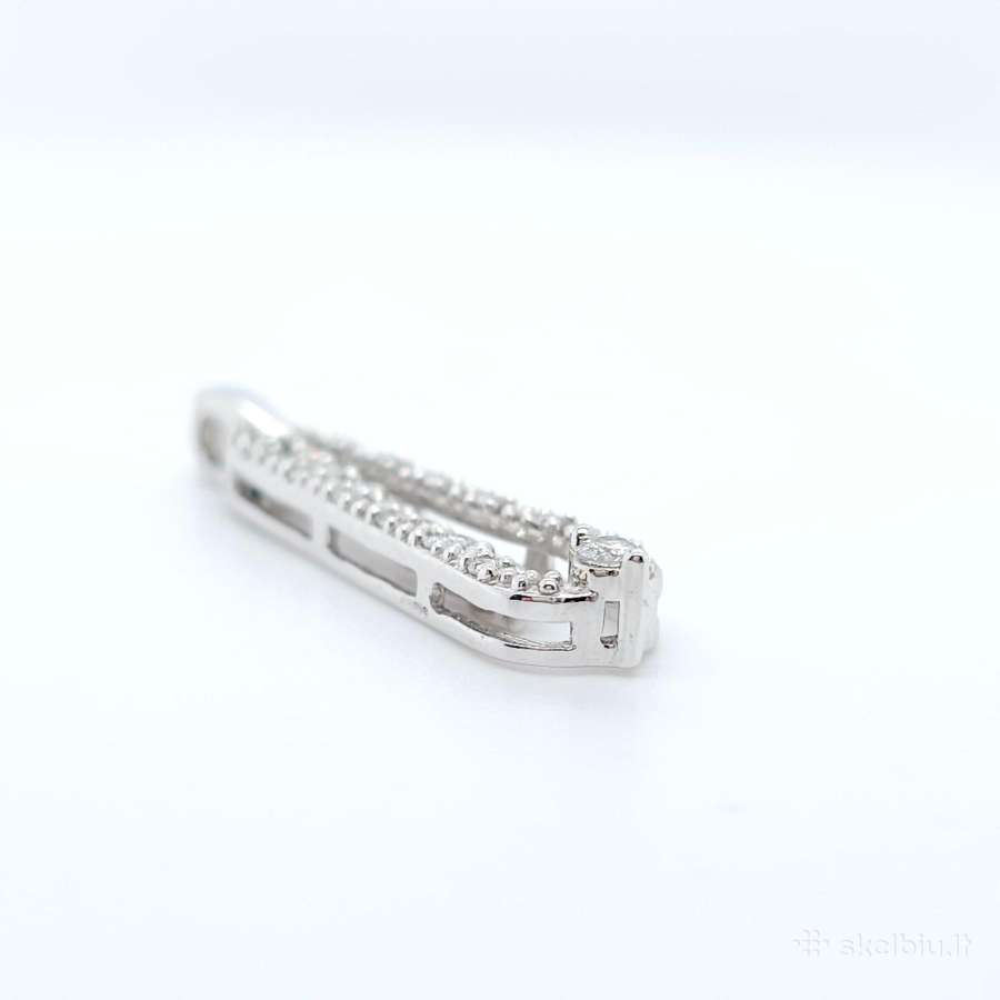 Aukso pakabukas su deimantais (0,25ct) - nuotraukos Nr. 3
