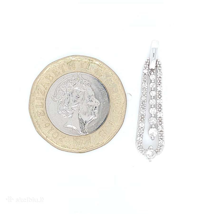 Aukso pakabukas su deimantais (0,25ct) - nuotraukos Nr. 5