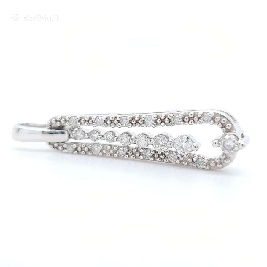 Aukso pakabukas su deimantais (0,25ct) - nuotraukos Nr. 6