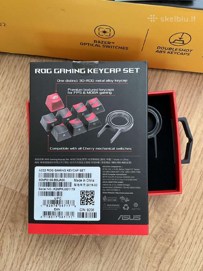 Razer Huntsman V2 Pubg Battlegrounds Edition - nuotraukos Nr. 5