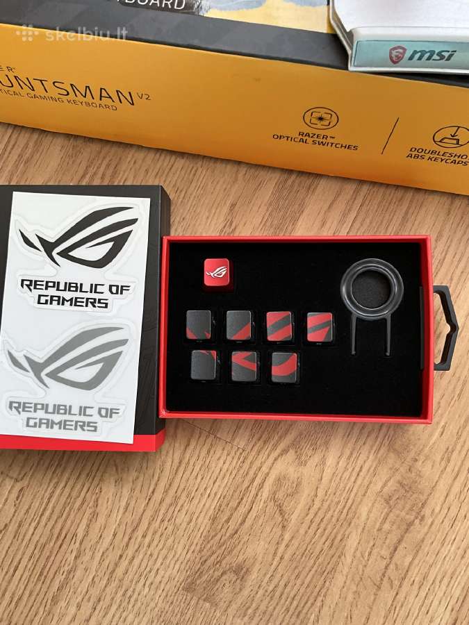 Razer Huntsman V2 Pubg Battlegrounds Edition - nuotraukos Nr. 6