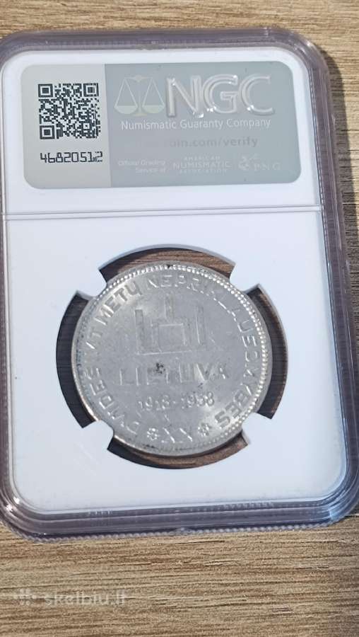 1938 m. 10 litų - nuotraukos Nr. 2