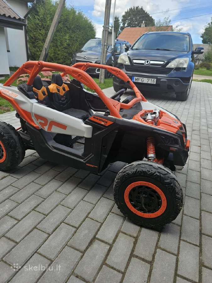 Vaikiškas elektrinis bagis can-am maverick 24 v - nuotraukos Nr. 6