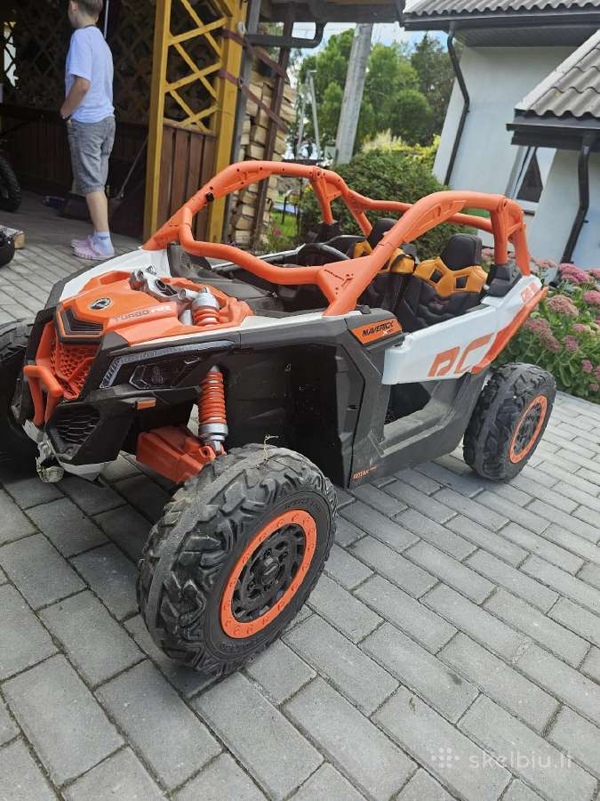 Vaikiškas elektrinis bagis can-am maverick 24 v - nuotraukos Nr. 8