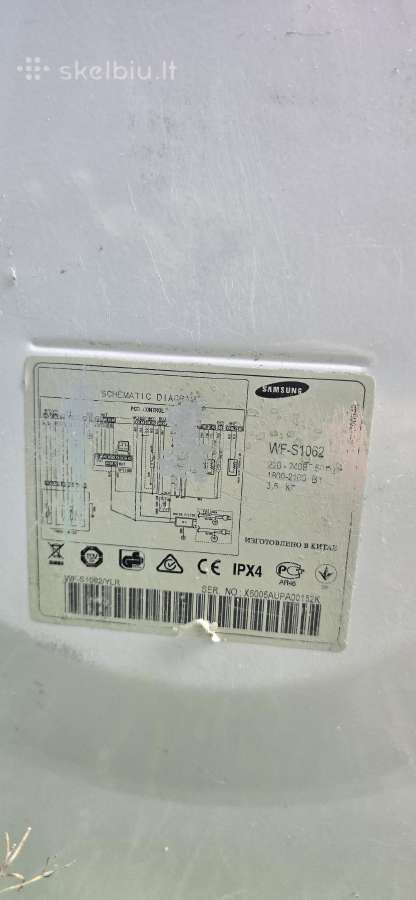 Samsung skalbimo mašina - nuotraukos Nr. 7