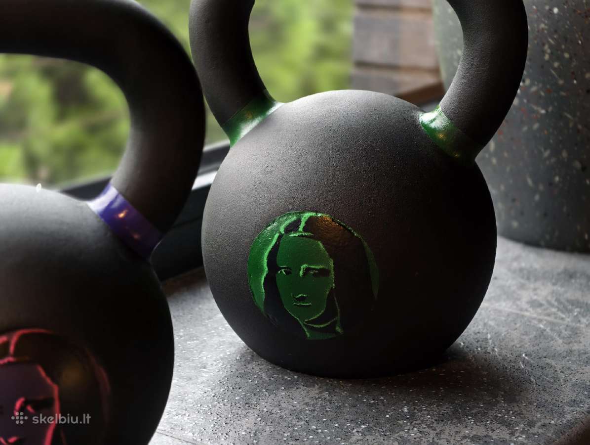 Crossfit custom Mona lisa giros 20kg + 24kg - nuotraukos Nr. 2