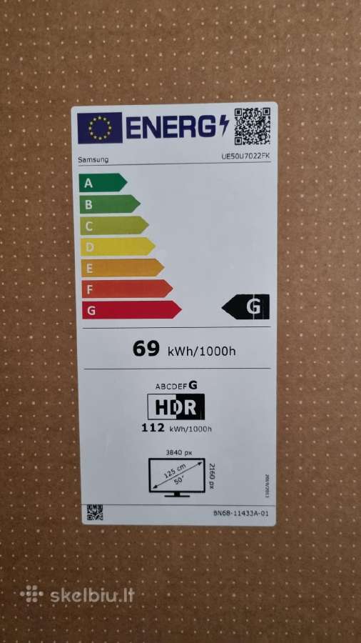 Samsung Crystal Uhd 4k Smart TV 125cm (Naujas) - nuotraukos Nr. 4