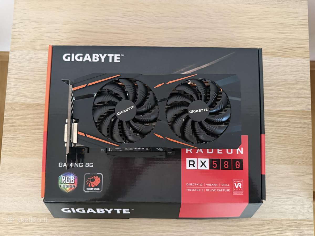 Gigabyte Radeon Rx 580 8 GB - nuotraukos Nr. 3